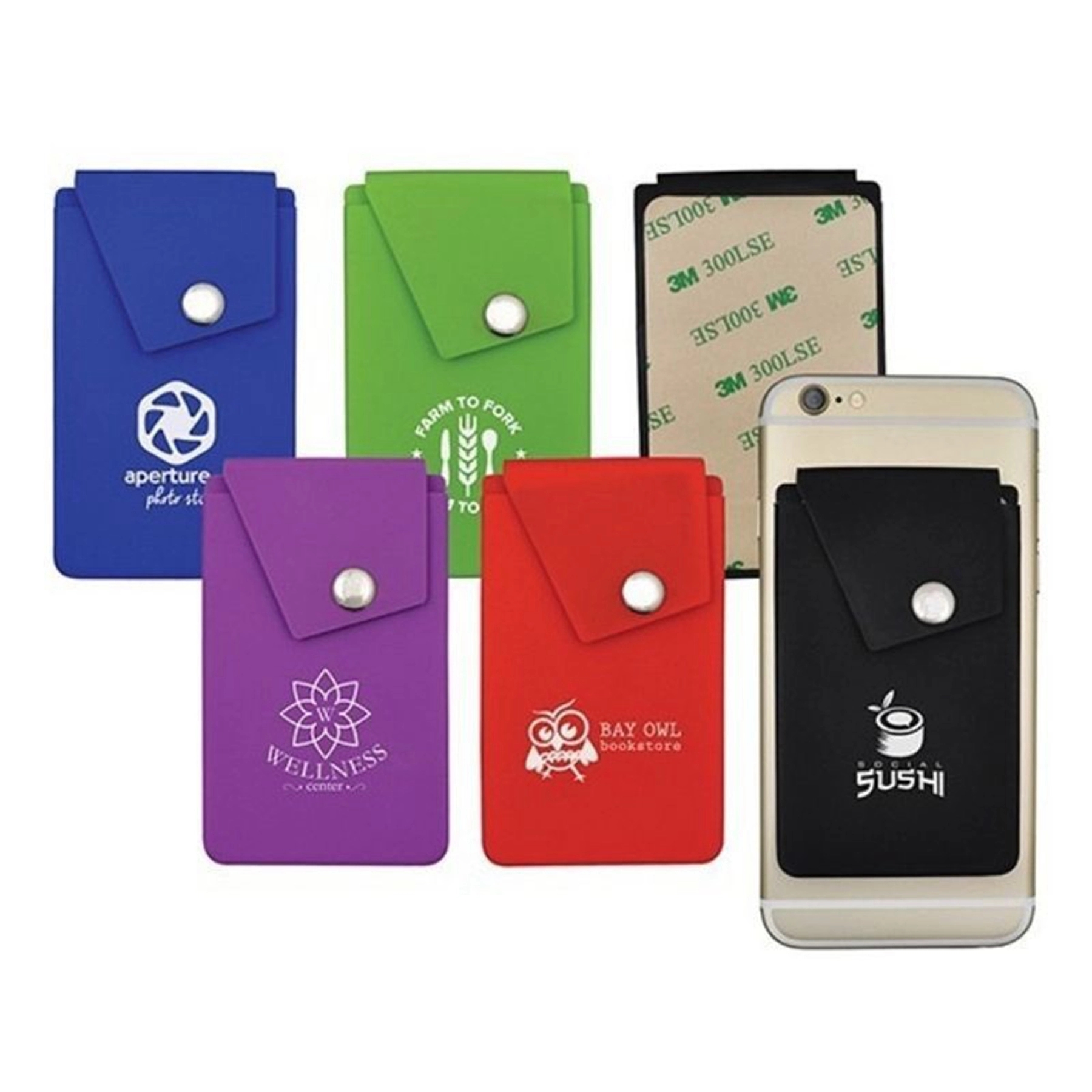 Silicone Phone Pocket With Stand 14