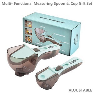Adjustable Silicone And Plastic Measuring Spoon 16