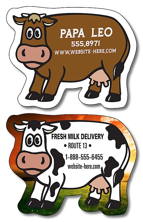 Magnet - Cow Shape (2.63x2.06) - 20 mil. 1
