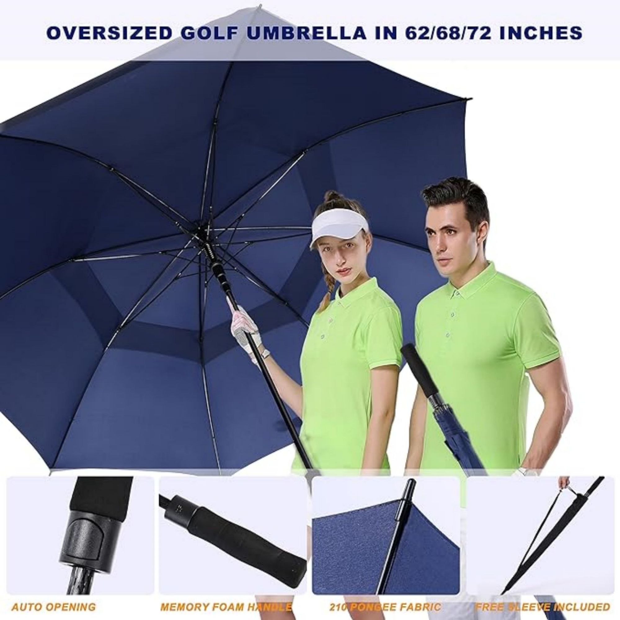 Automatic Open Golf Umbrella 4