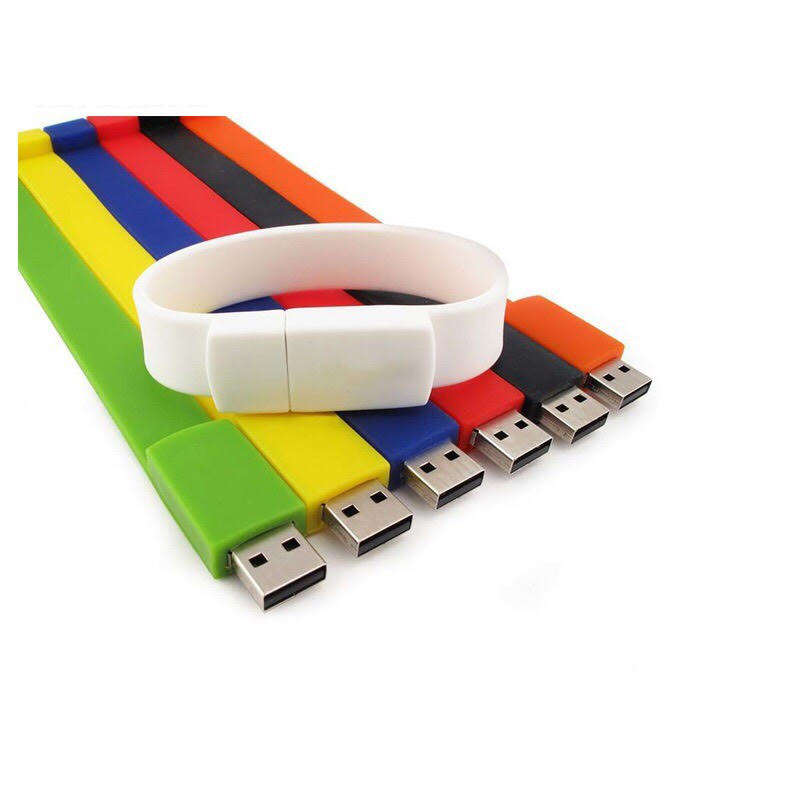 Custom Wristband 1GB USB Flash Drives 3