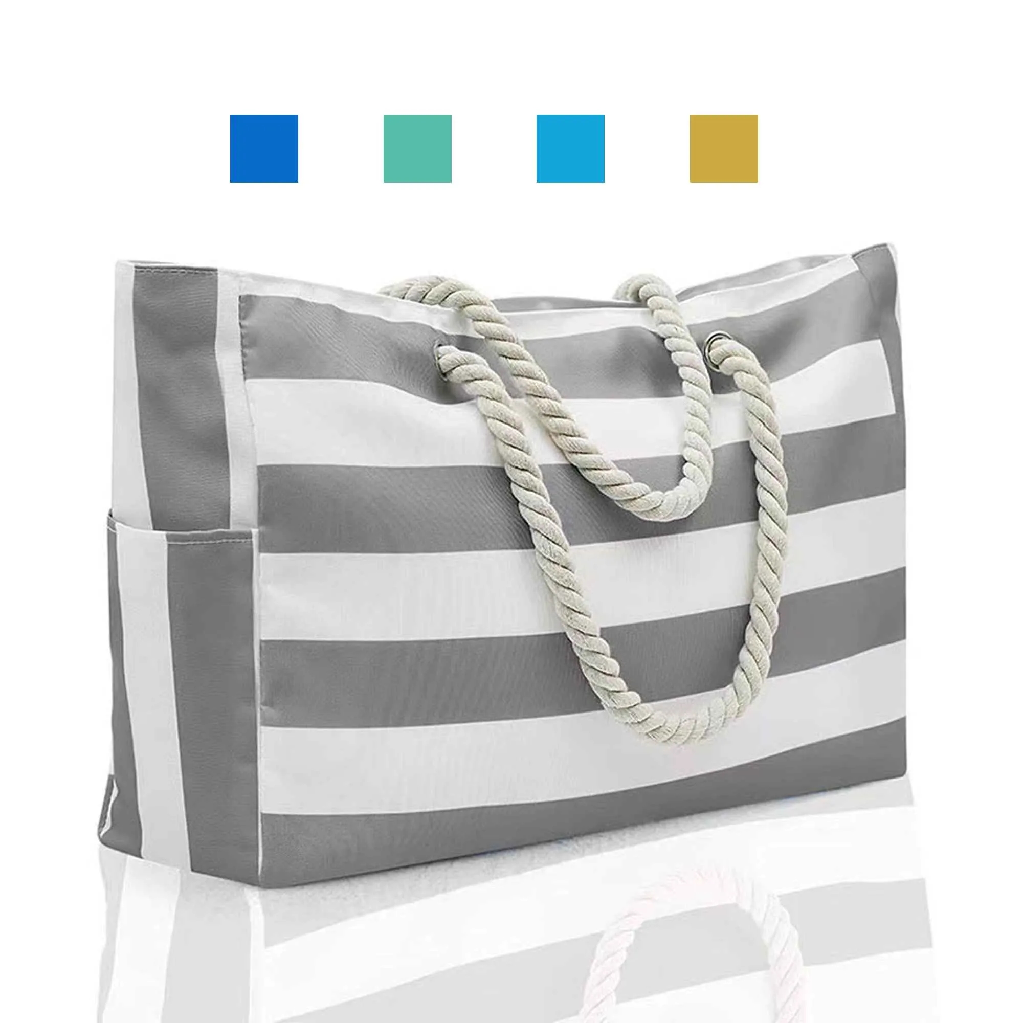 Custom Large Beach Tote Bag, custom tote bag with logo imprint 3