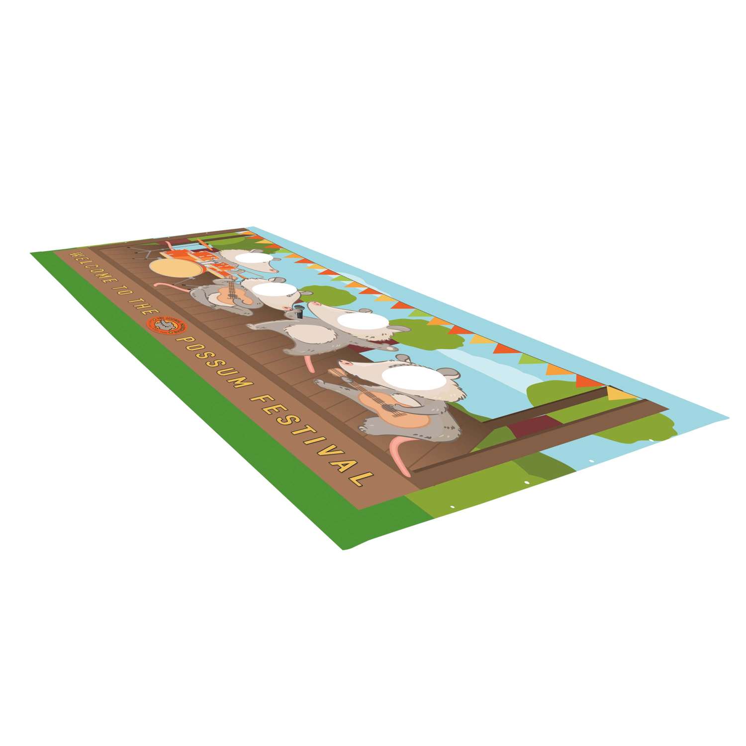Headliner Quad Face Cutout Replacement Banner (18 oz. Vinyl, Single-Sided) 2