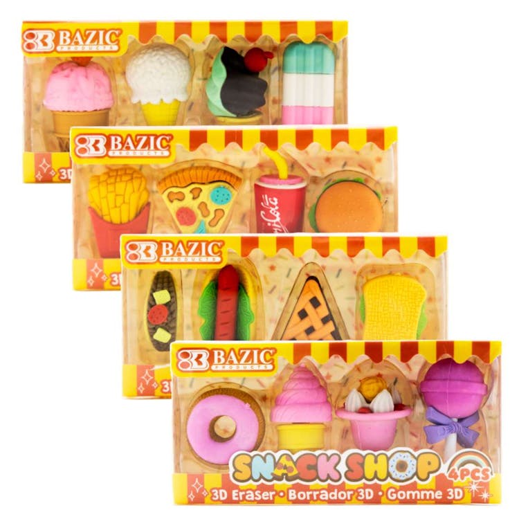 3D Eraser Sets - Snack Shop 2