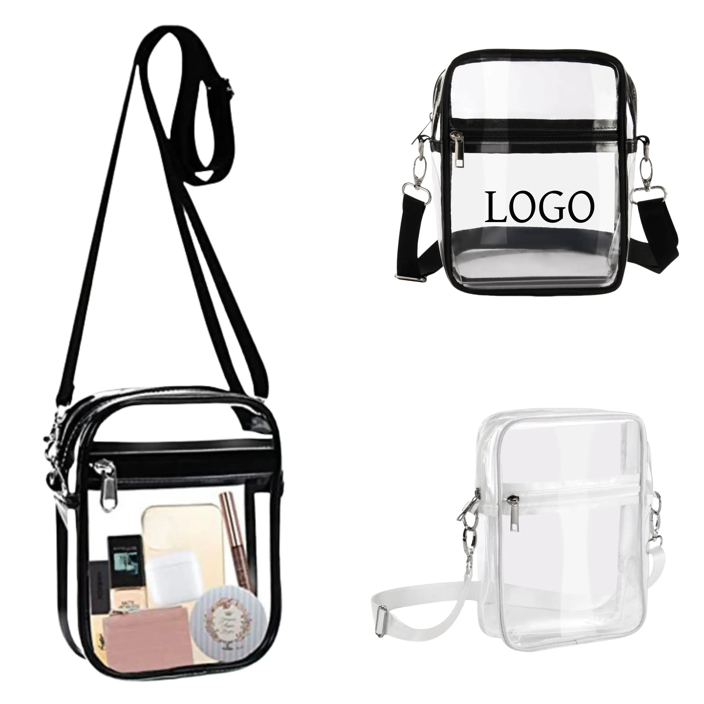 Clear PVC Crossbody Bag 5