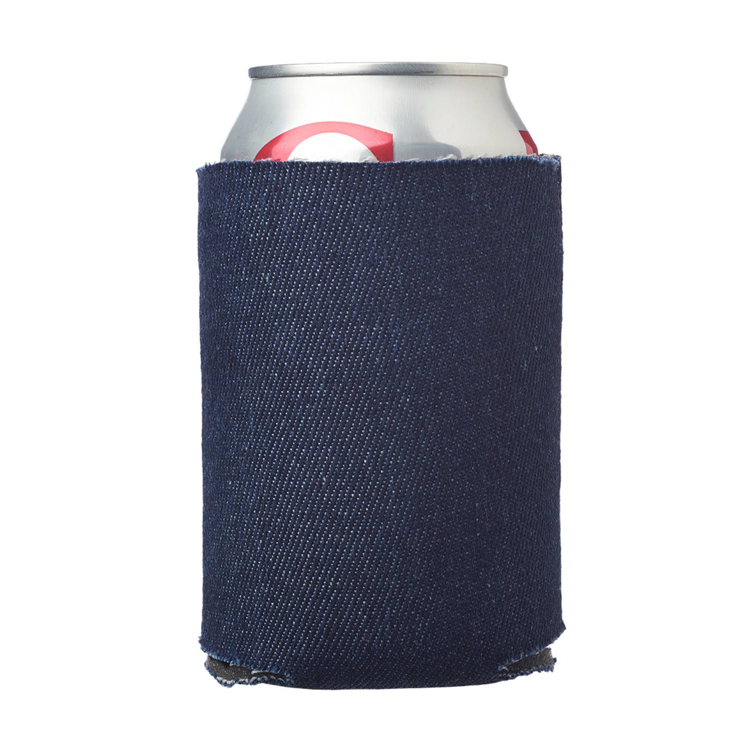 Denim Blue Collapsible Foam Can Cooler, 16 oz., custom koozie with logo imprint 3