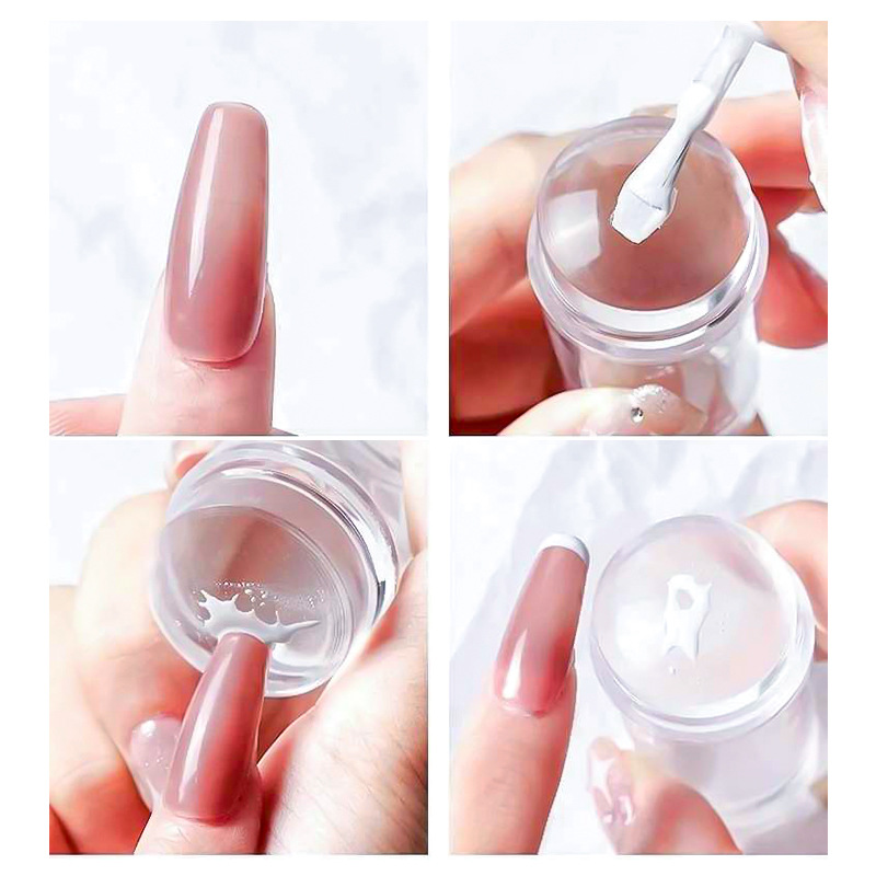 Full Transparent Silicone Head Nail Print Art Stamper/ Manicure Print Tool 7