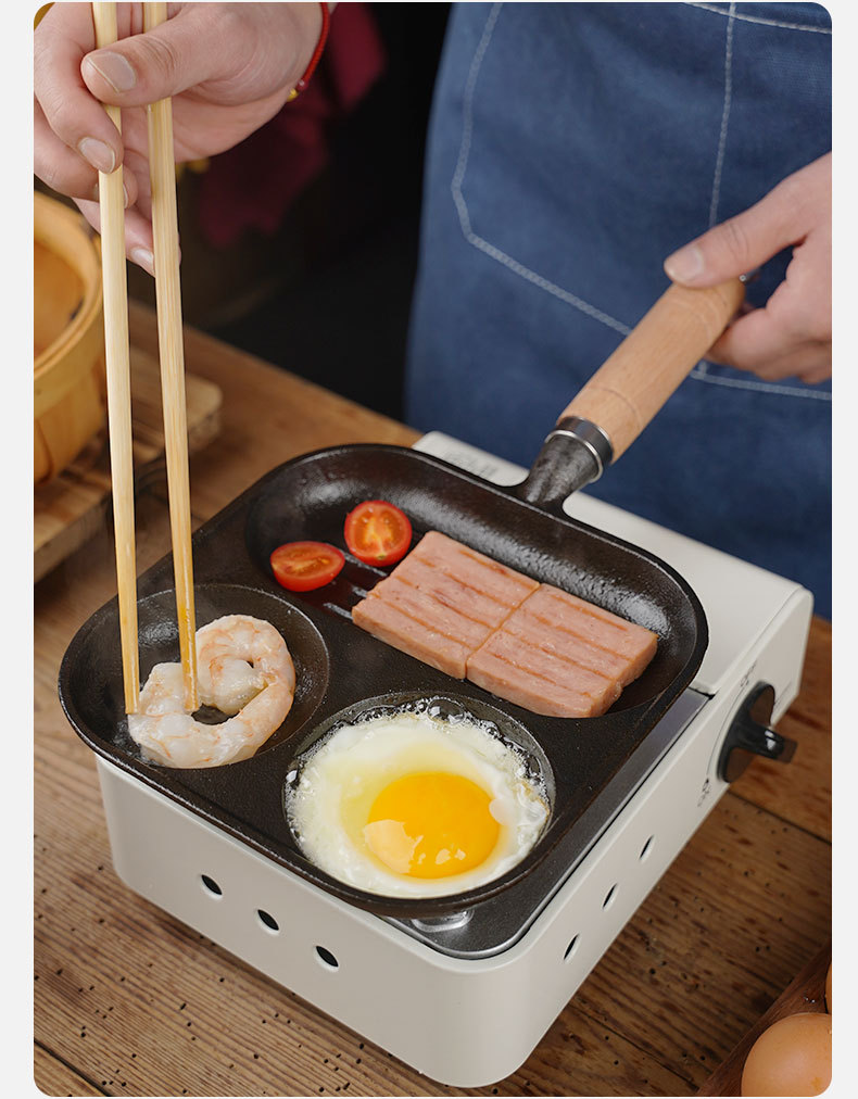 Three In One No Stick Egg Frying Pan 3