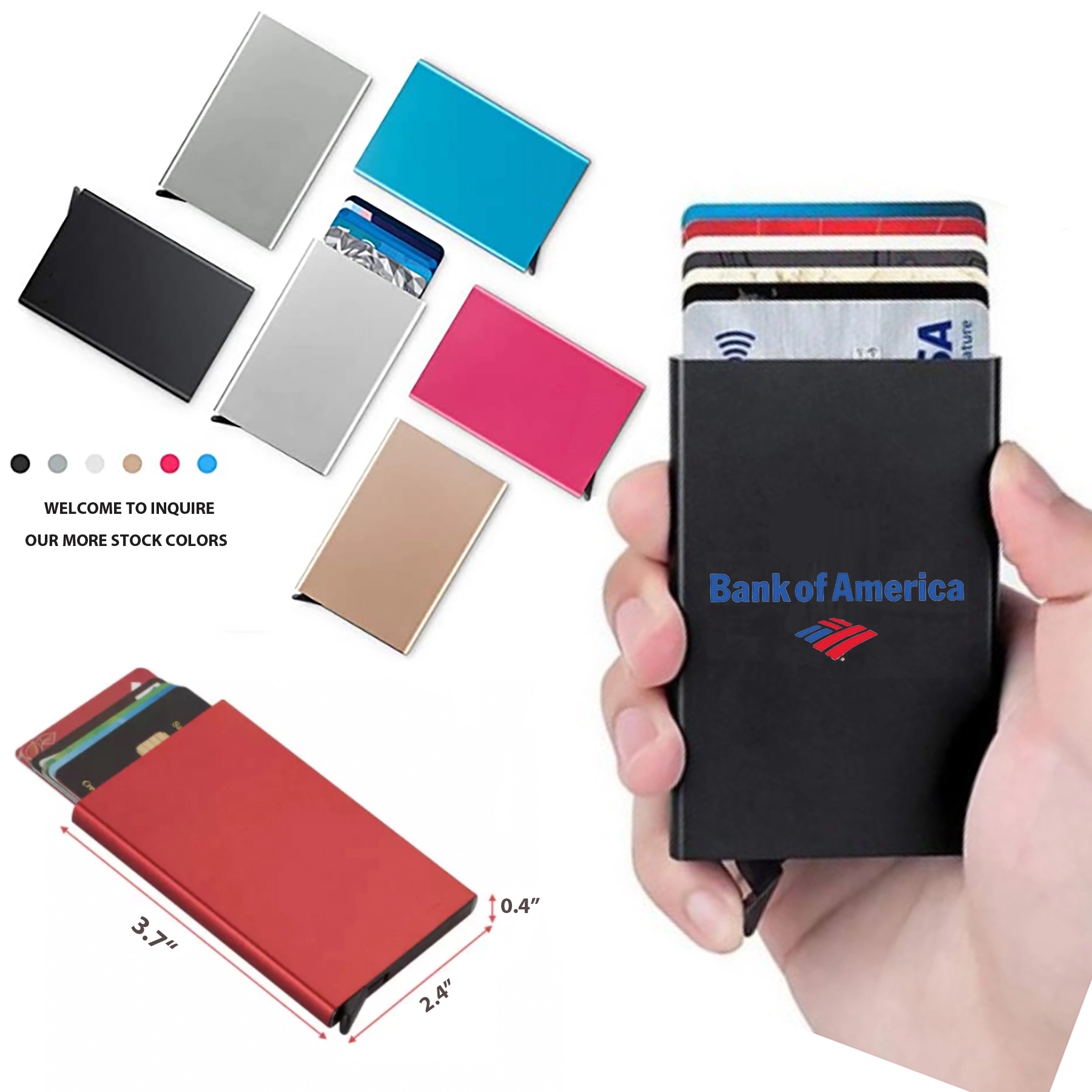 RFID Pop Up Wallet Credit Card Holder 3