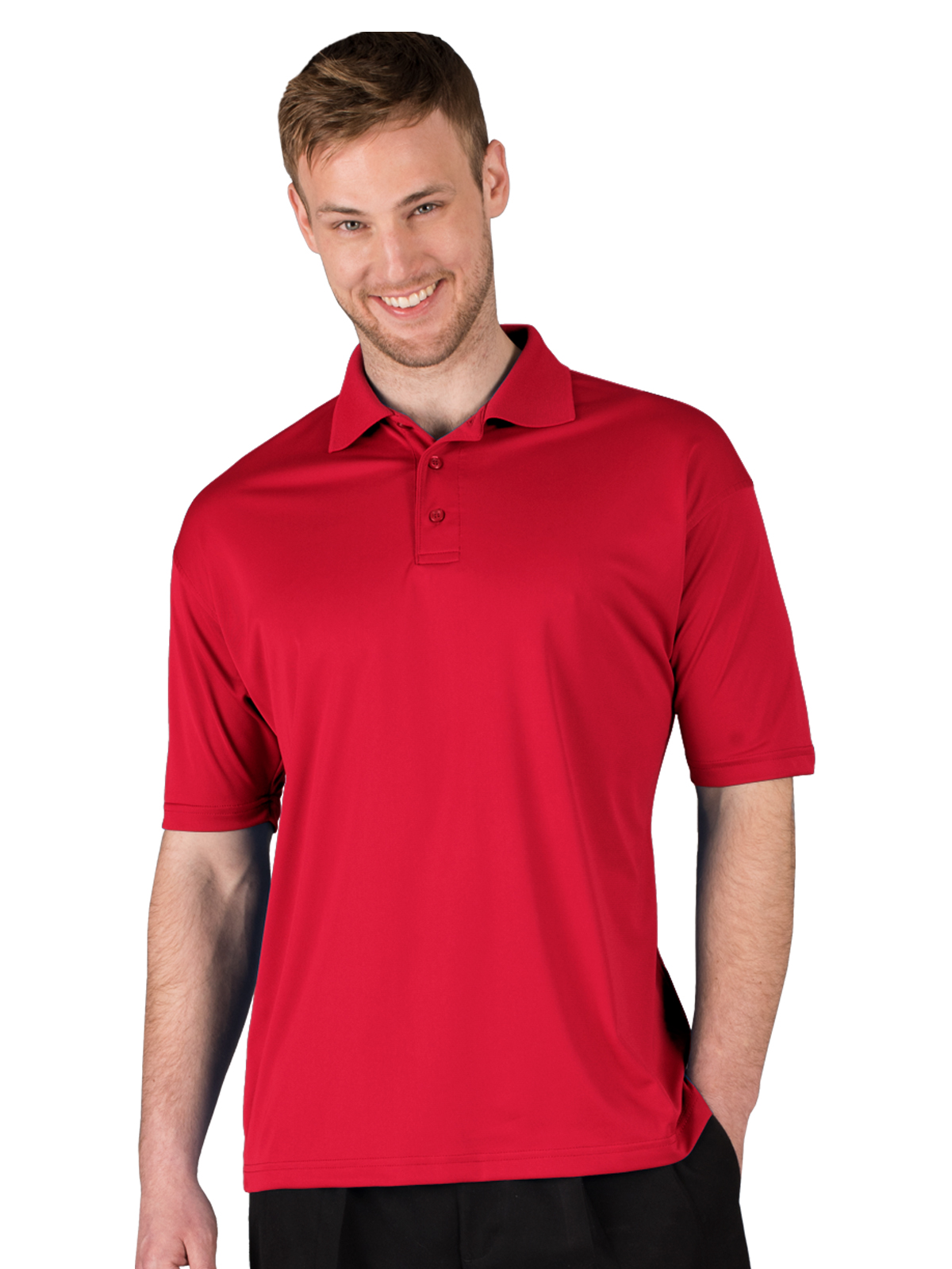 Blue Generation - Men's Pocketless Ultra-Lux Polo 5