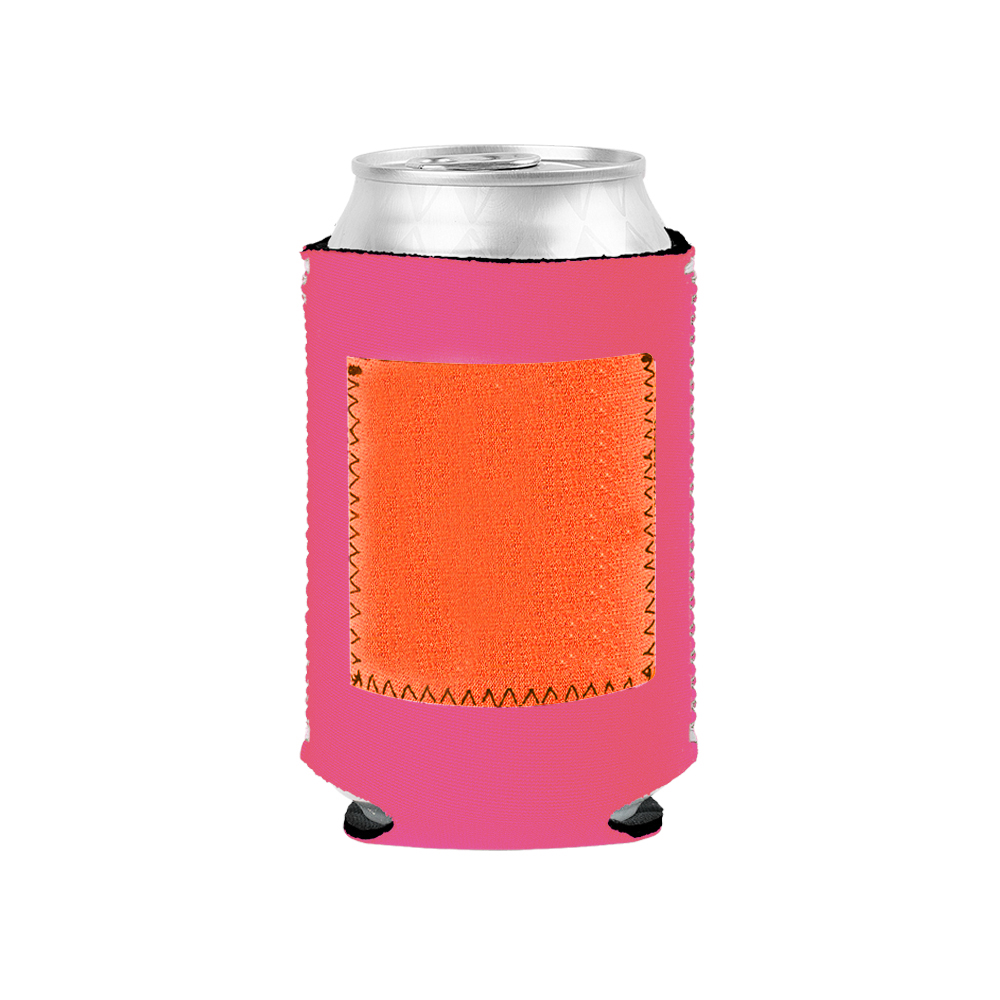 Collapsible Neoprene Can Cooler With Pocket 2