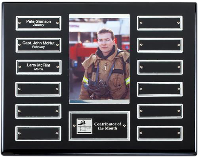Ebony Perpetual Photo Plaque 12 Plates 2