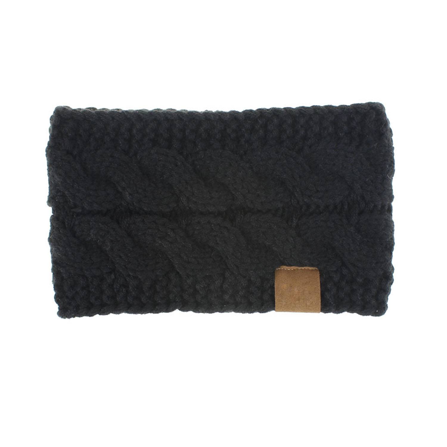 Womens winter warm thick knit headbands 3