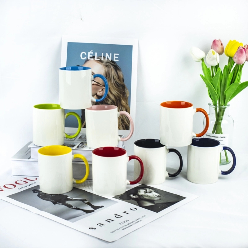 Custom 12 Oz Color Ceramic Mug 7