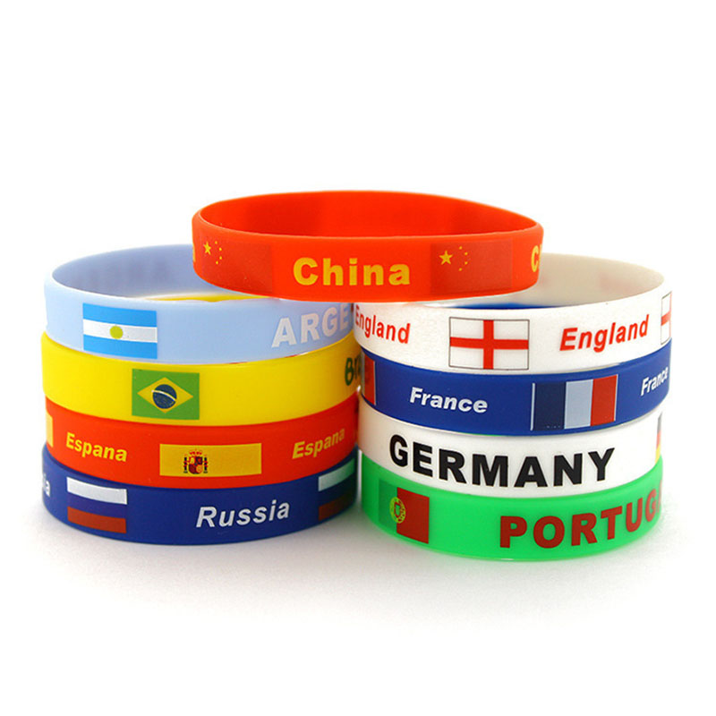 World Cup Silicone Bracelet Classic Silicone Wristband 7
