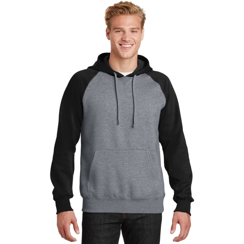 Sport-Tek Raglan Colorblock Pullover Hooded Sweatshirt., custom hoodie or sweatshirt with logo imprint 2