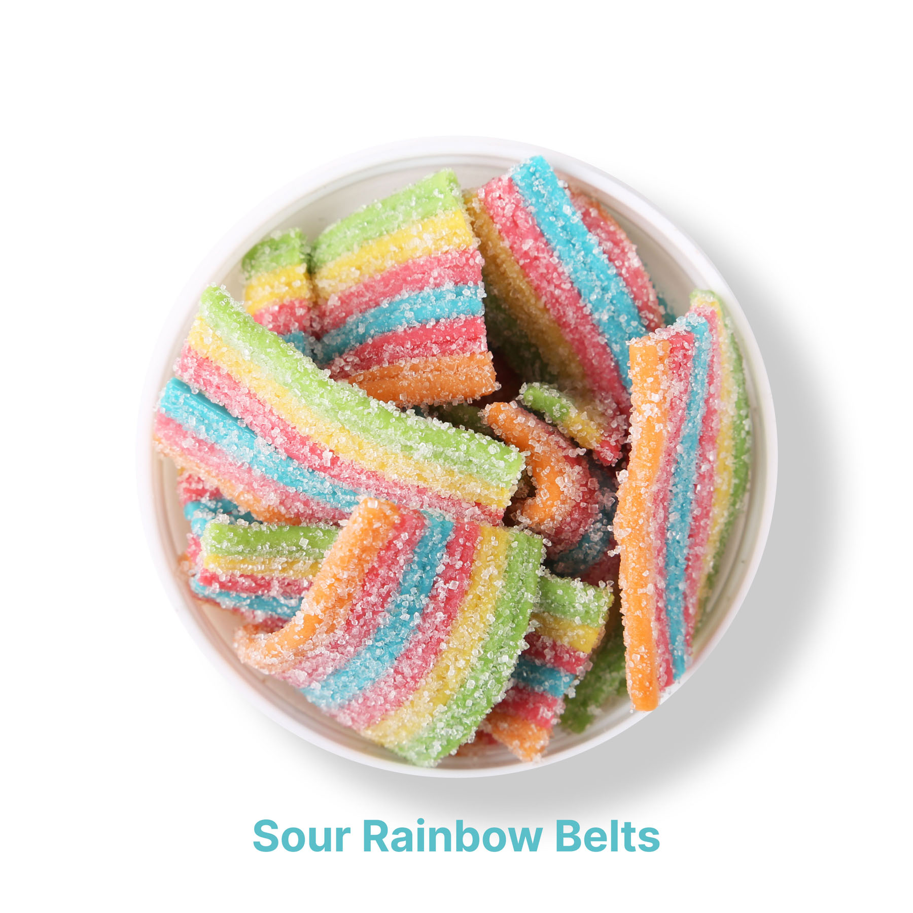 Sour Rainbow Belts: Small Jar 1