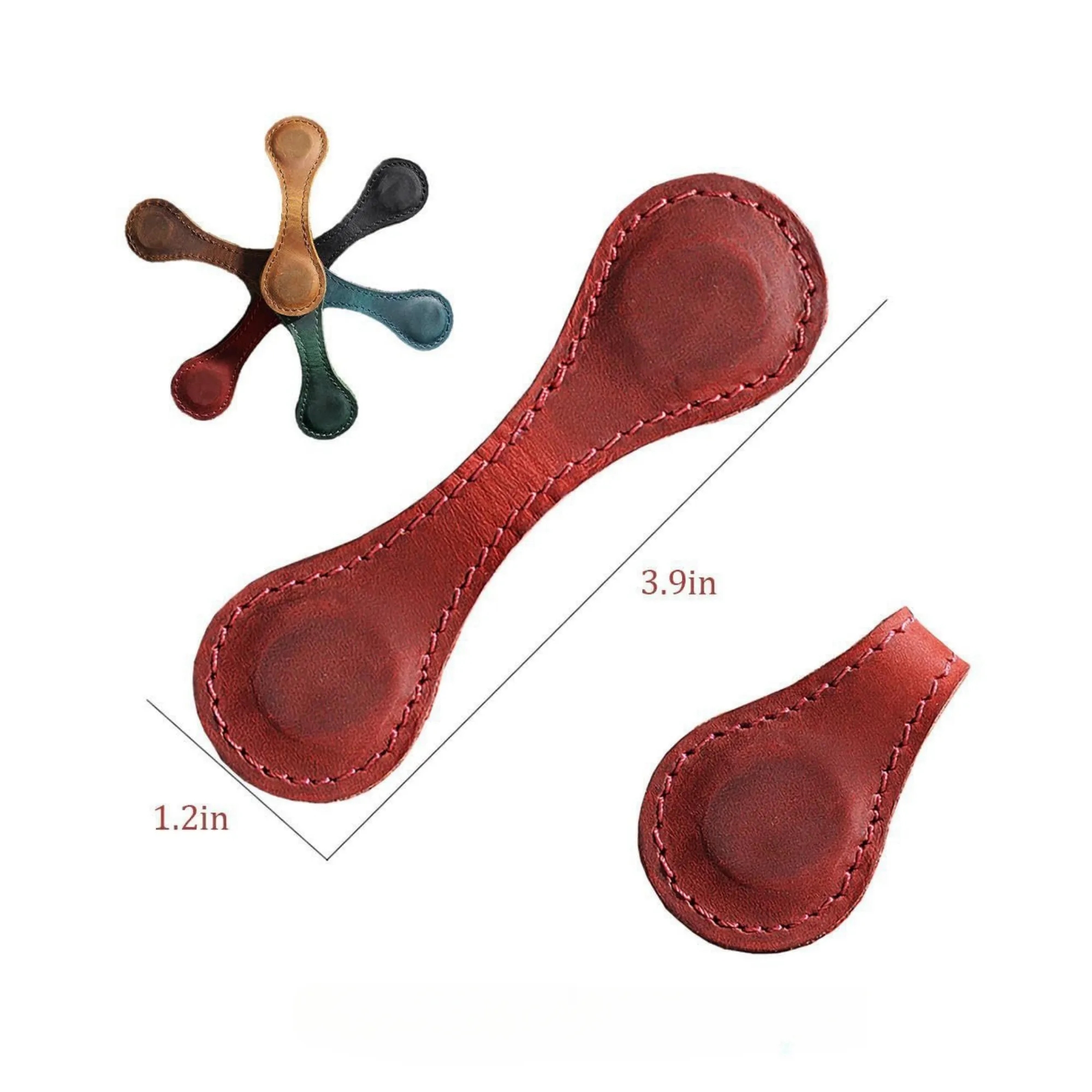 Magnetic Leather Bookmark 8