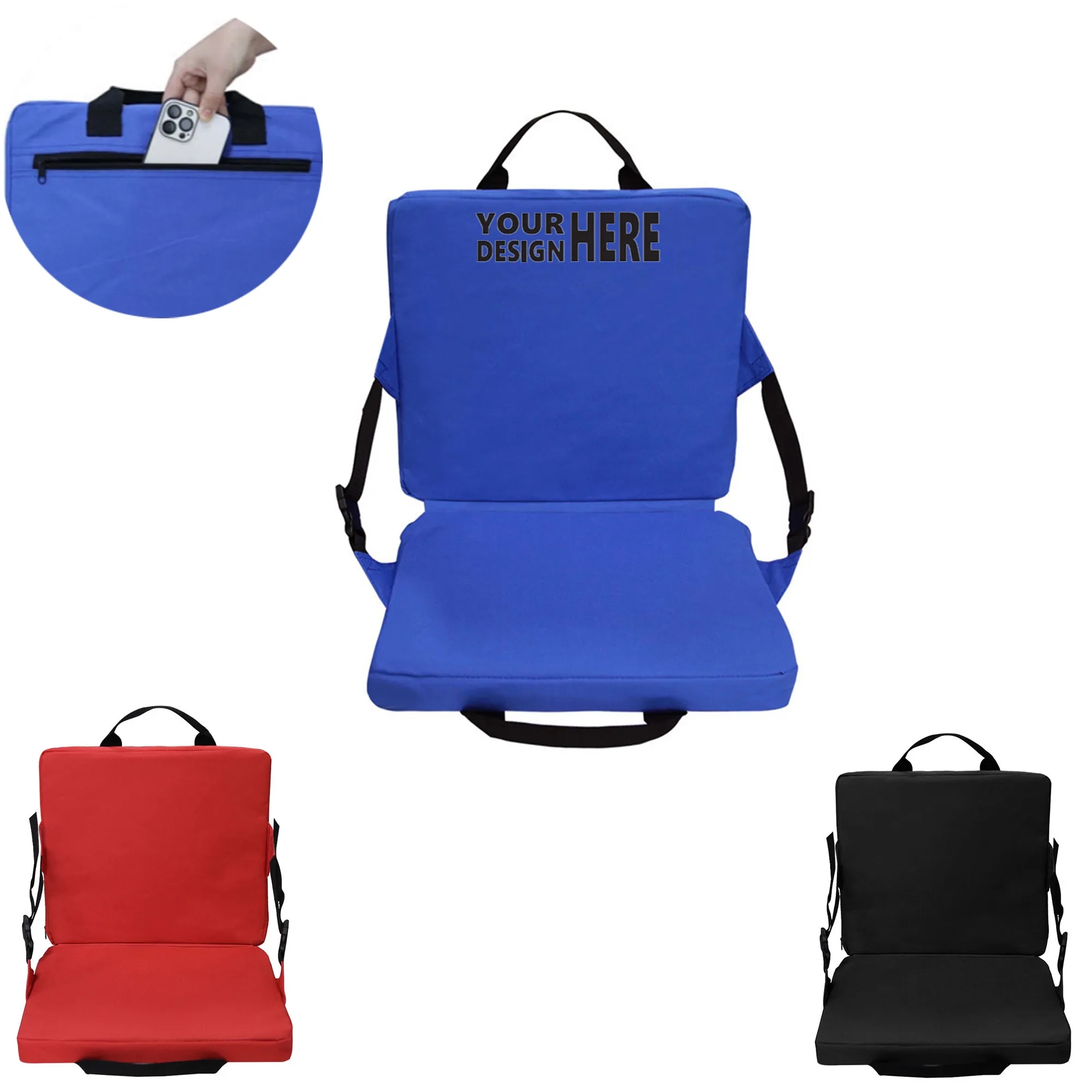 600D Oxford Cloth Outdoor Folding Stadium Seat 4