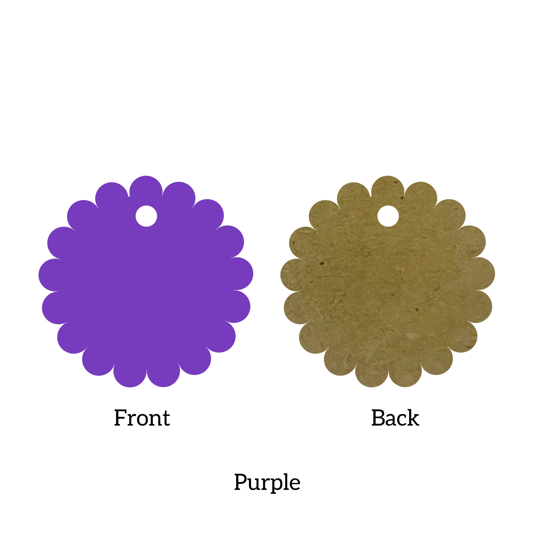 Free Shipping Solid Color Christmas Ornament - Flower 21