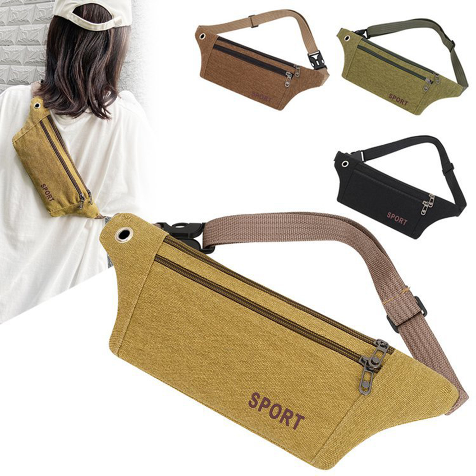 Canvas Fanny Packs 2