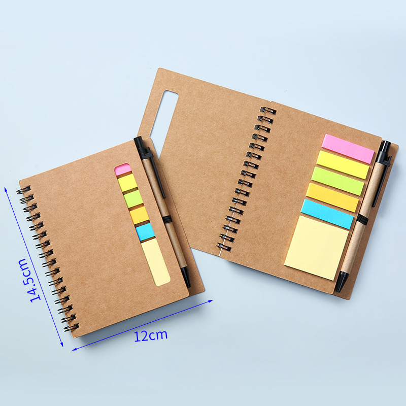 A6 Notebook W/ Pen & Sticky Notes 10