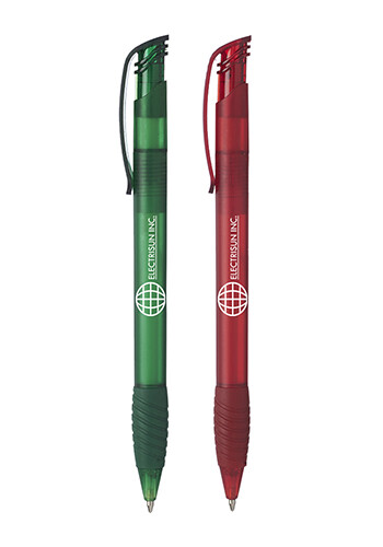 Translucent Ballpoint Grip Pens