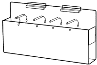 5-Pocket Slatwall it Holder