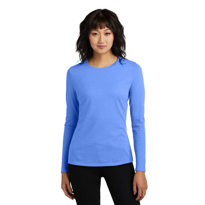 District Women's Perfect Blend CVC Long Sleeve Tee 7