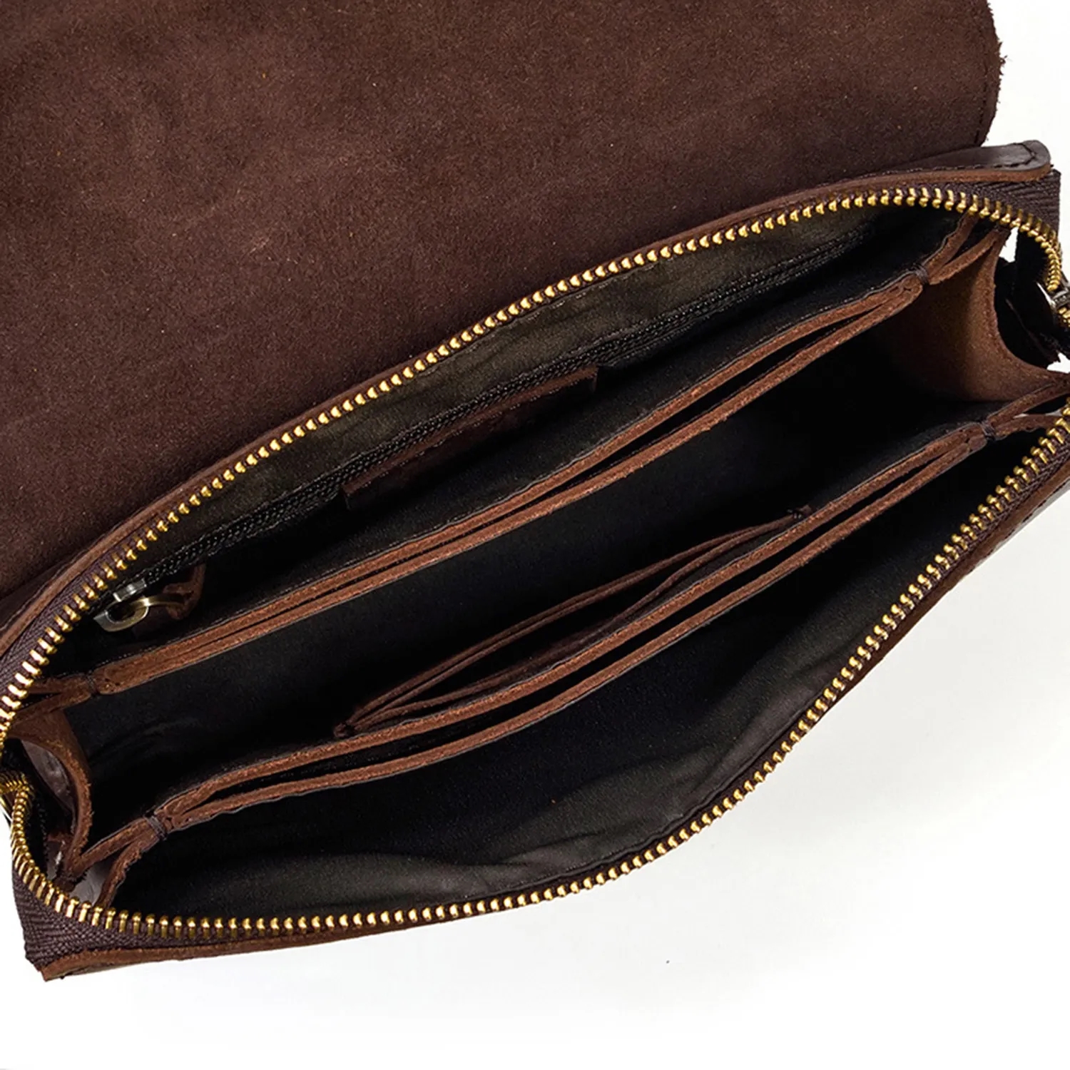 Men's Genuine Leather Retro Multifunctional Wallet 10