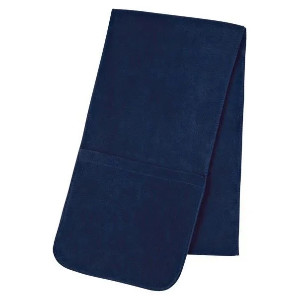 Promotional Fleece Scarf with Pockets 8