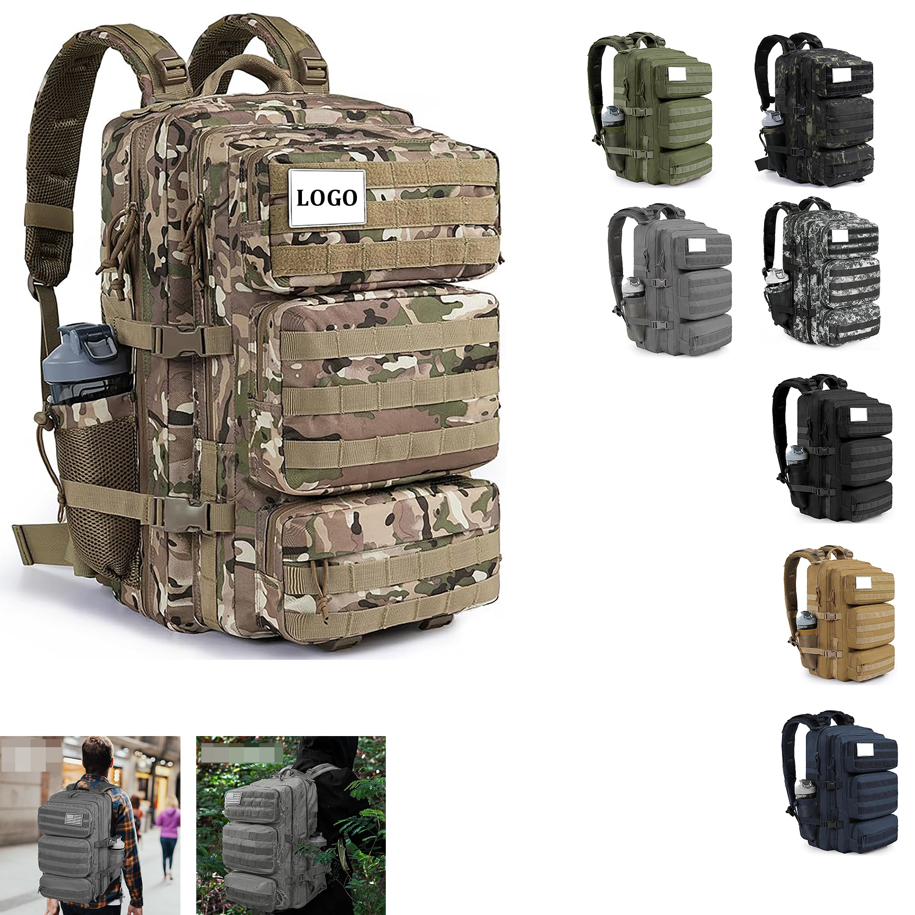 Military & Outdoor Tactical Backpack 6