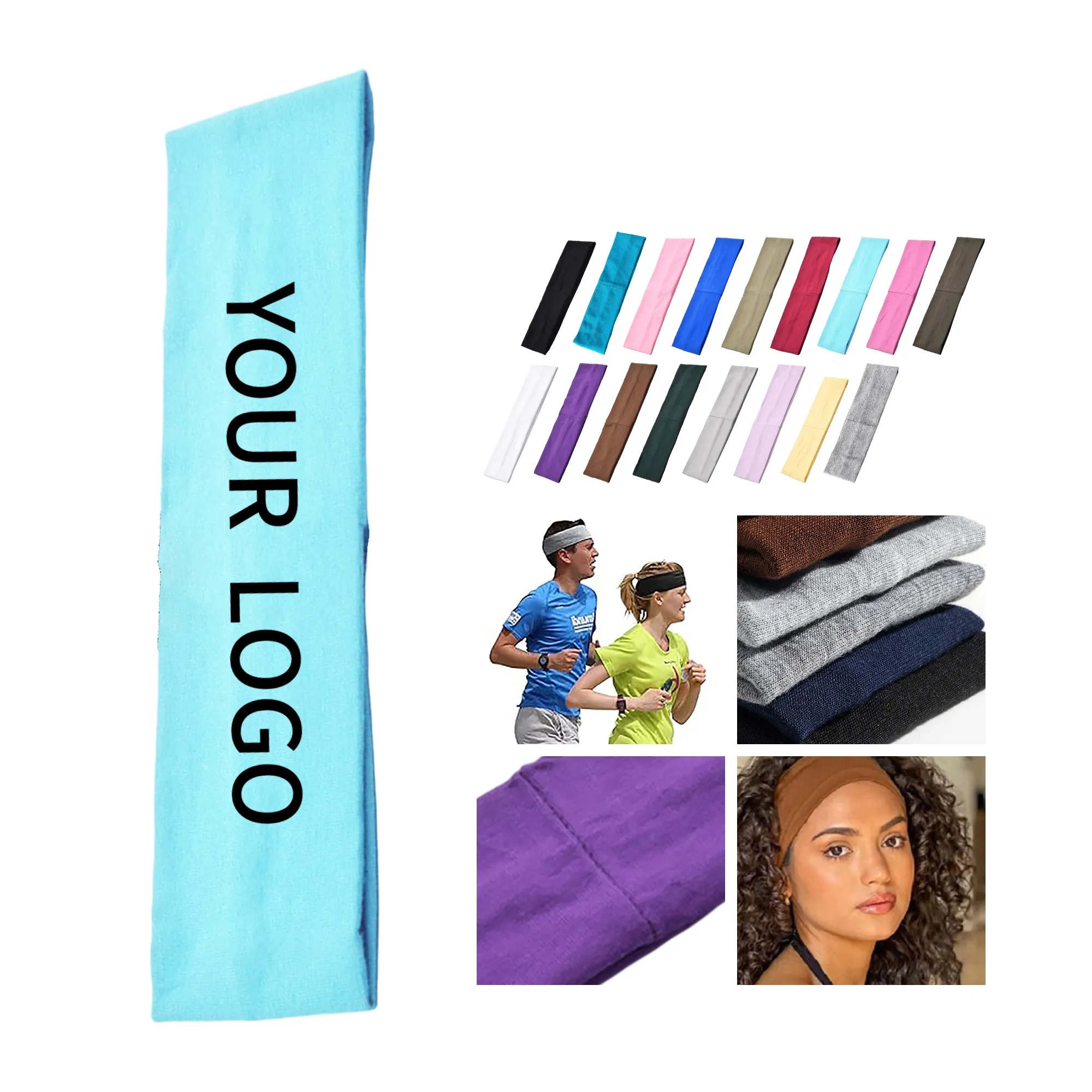 Moisture Wicking Sports Headband for Active Use 8