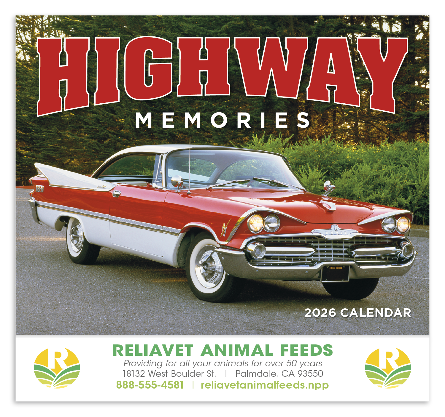 HotLine® Products Highway Memories Appointment Calendar - Stapled 19