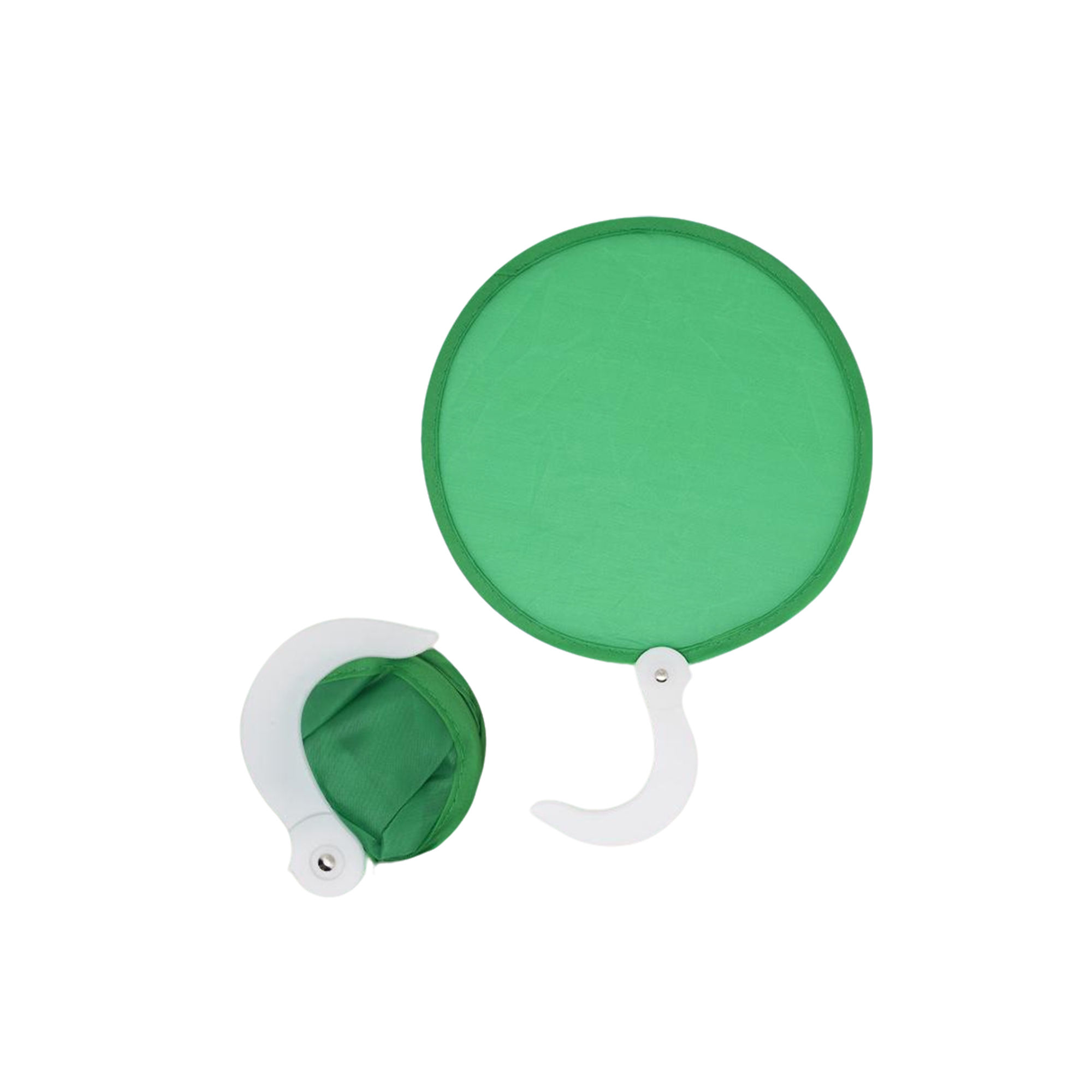 Poly Fabric Foldable Hand Fan Disc 9