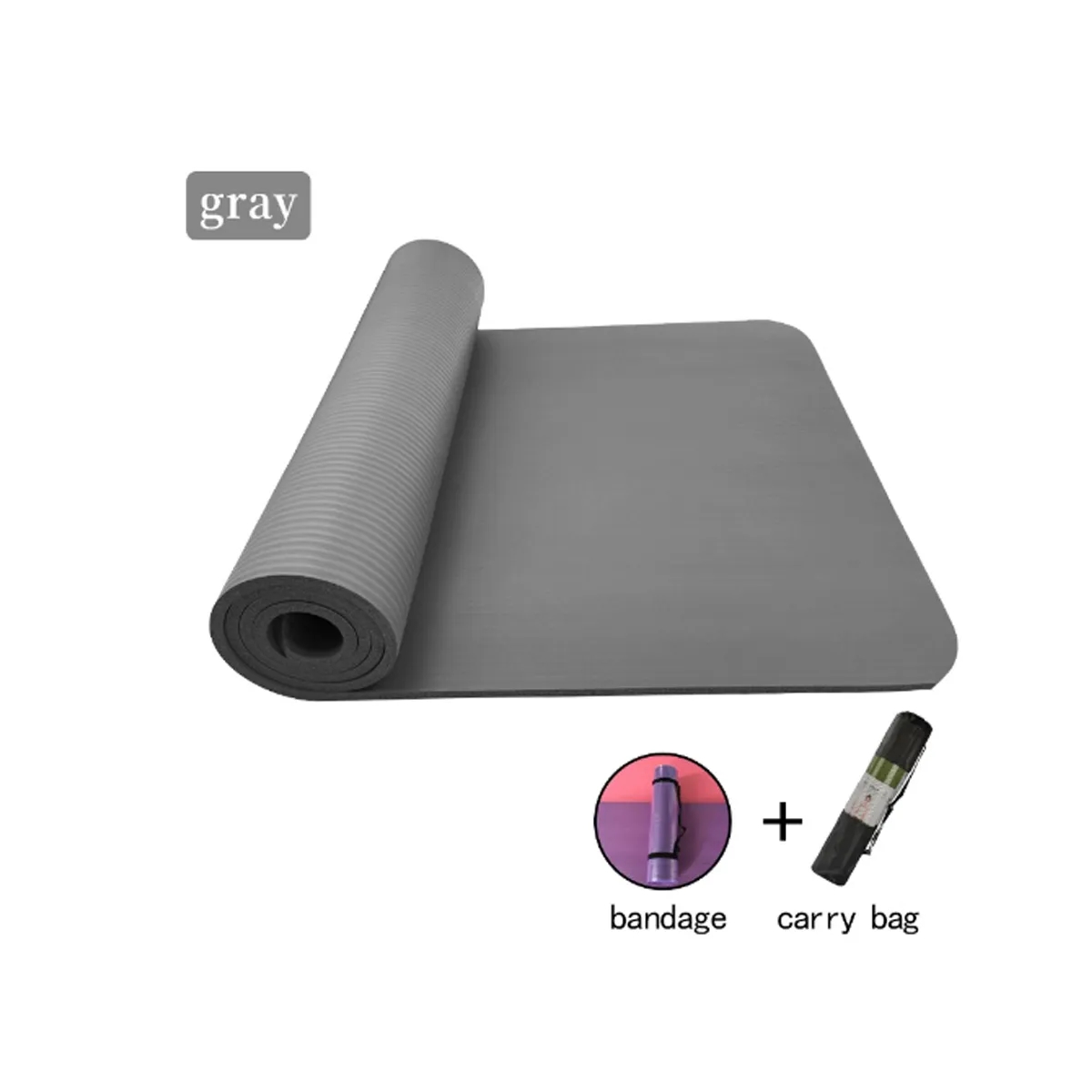 Yoga Mat Non Slip Environmentally Friendly Fitness Exercise 2