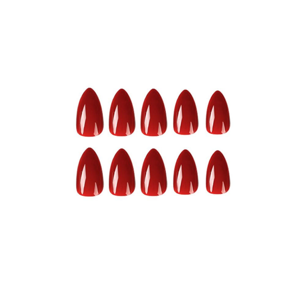 Solid color 24 pcs Press on Nails 4