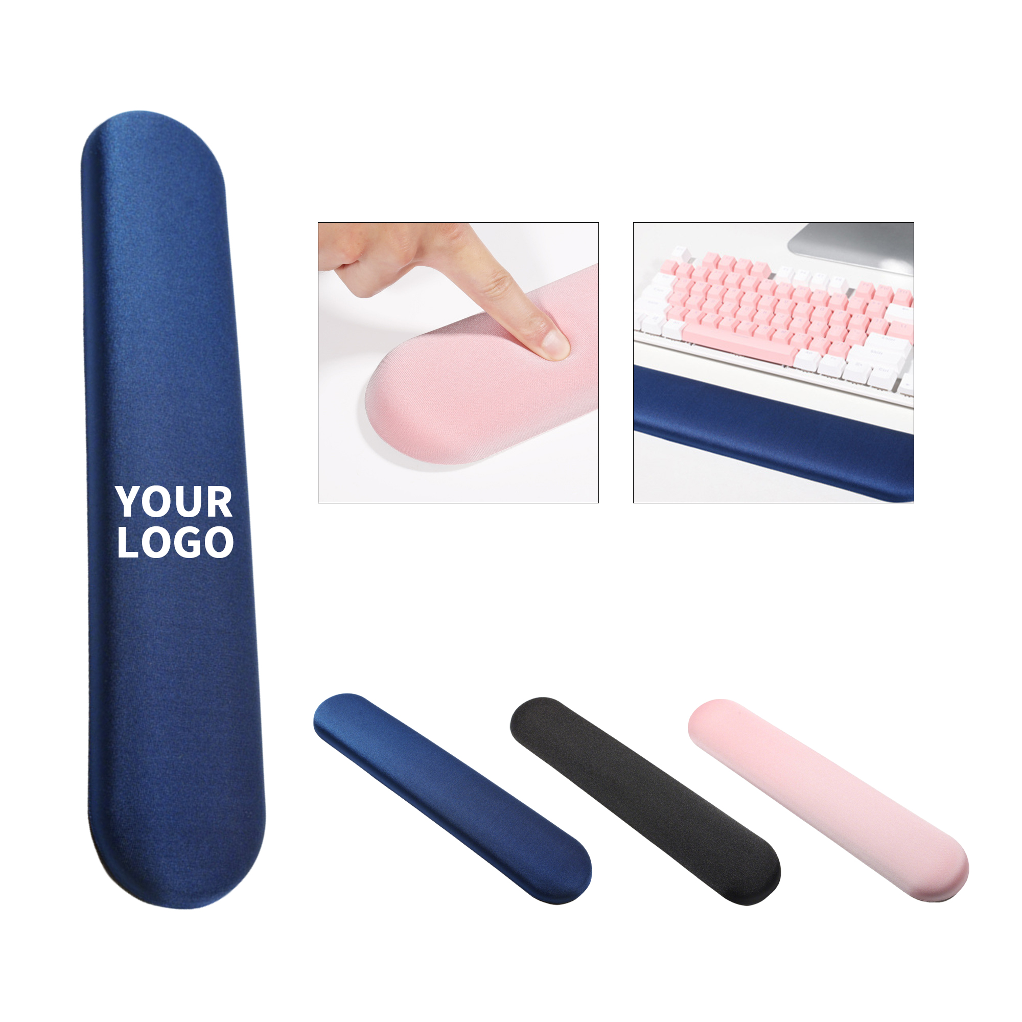 Gel Memory Foam Keyboard Wrist Rest Pad 17.3" x 3" 3