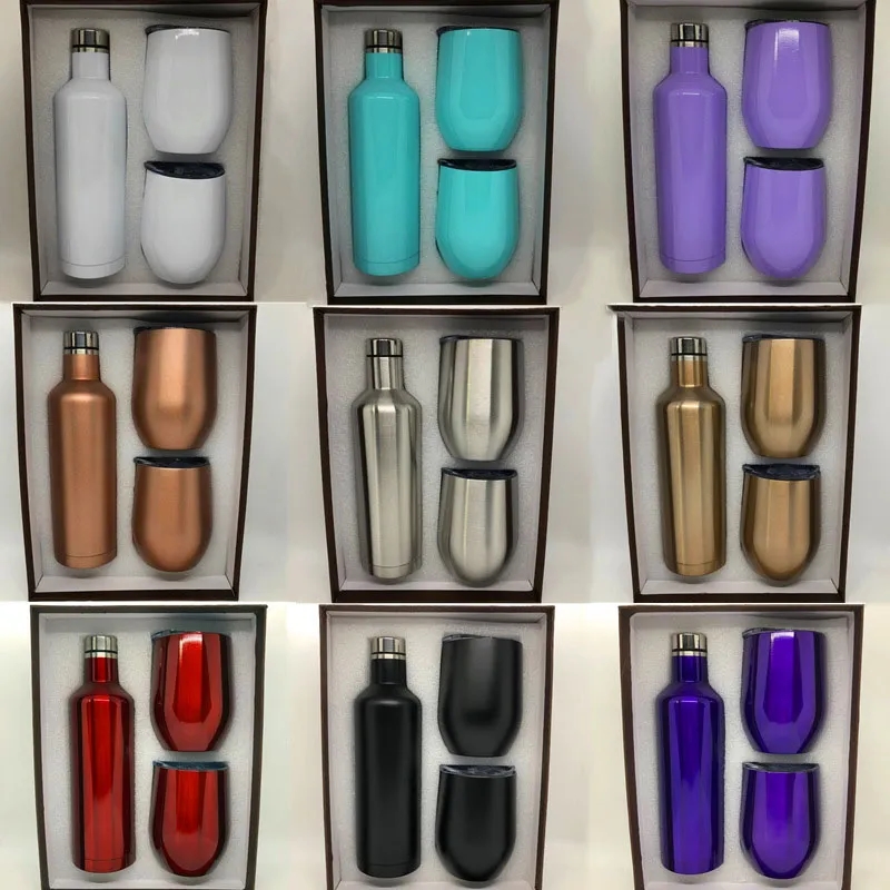 Stainless Steel Tumblers 12 oz - Insulated Wine Bottle 2