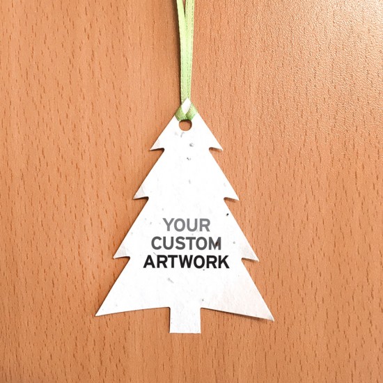 Single-Sided Modern Evergreen Ornaments 4