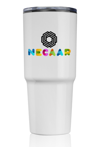32 oz. Barton Plastic Double Wall Travel Mugs 9
