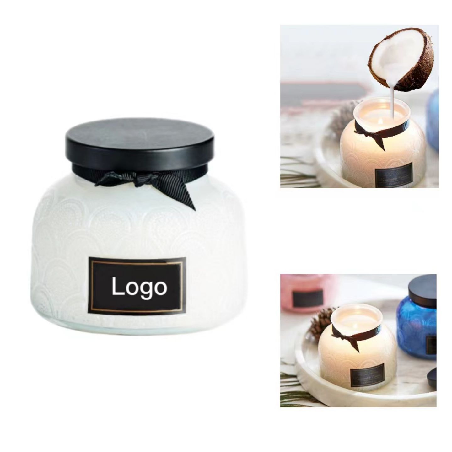 Vintage Coconut Wax Candle 2