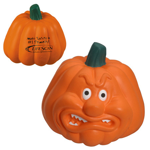 Pumpkin Stress Reliever Angry 1
