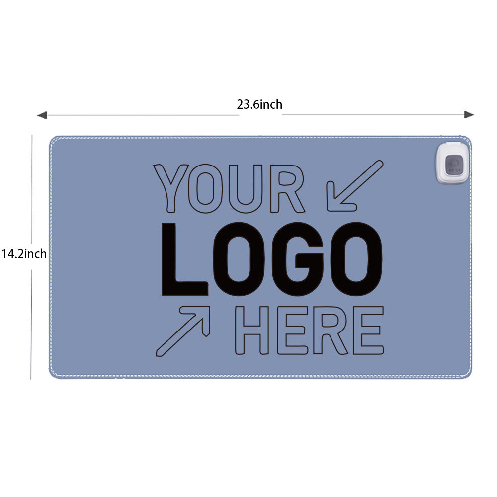 Washable heated mouse pad