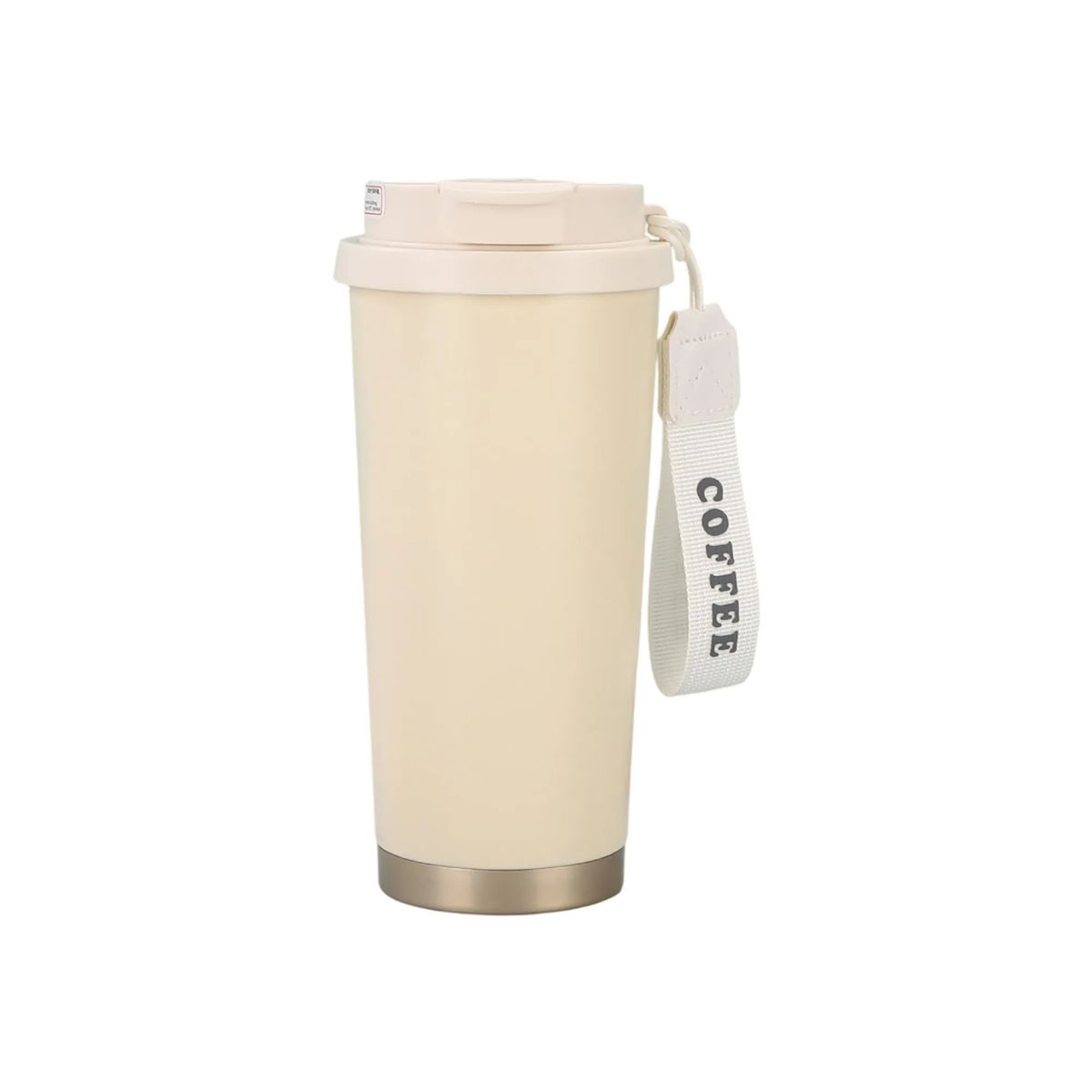 Stainless Steel Coffee Cup with 16oz Capacity and Rope 3