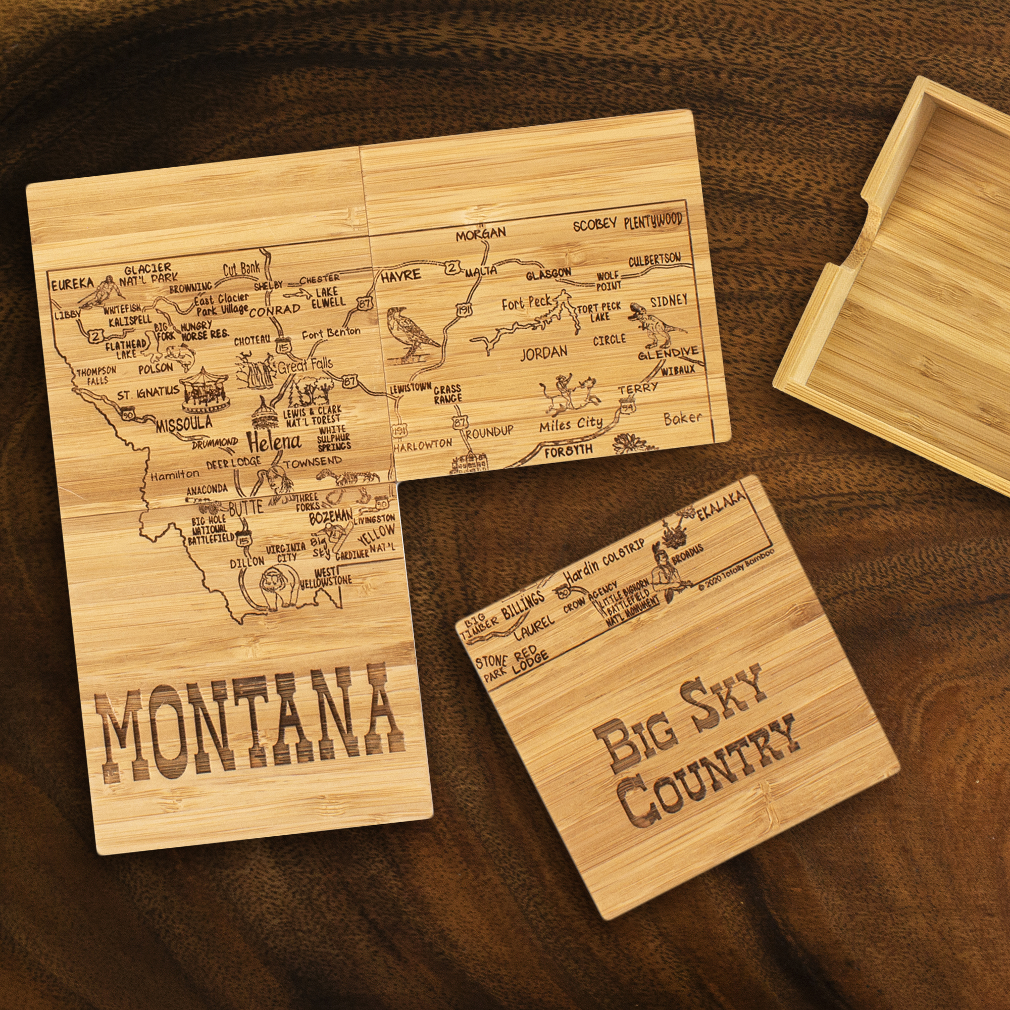 Montana Puzzle Coaster Set 8