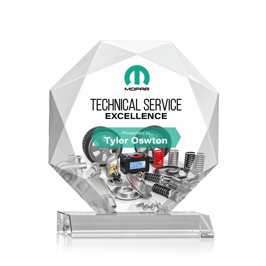 Kitchener VividPrint™ Award - Clear 10