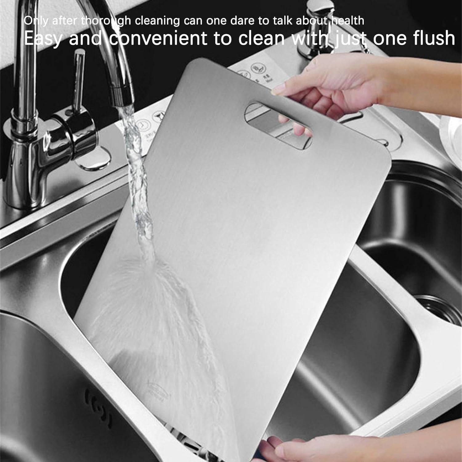 Stainless Steel Antibacterial Cutting Board 3