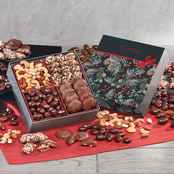 Signature Assortment with Pine Boughs & Berries Sleeve