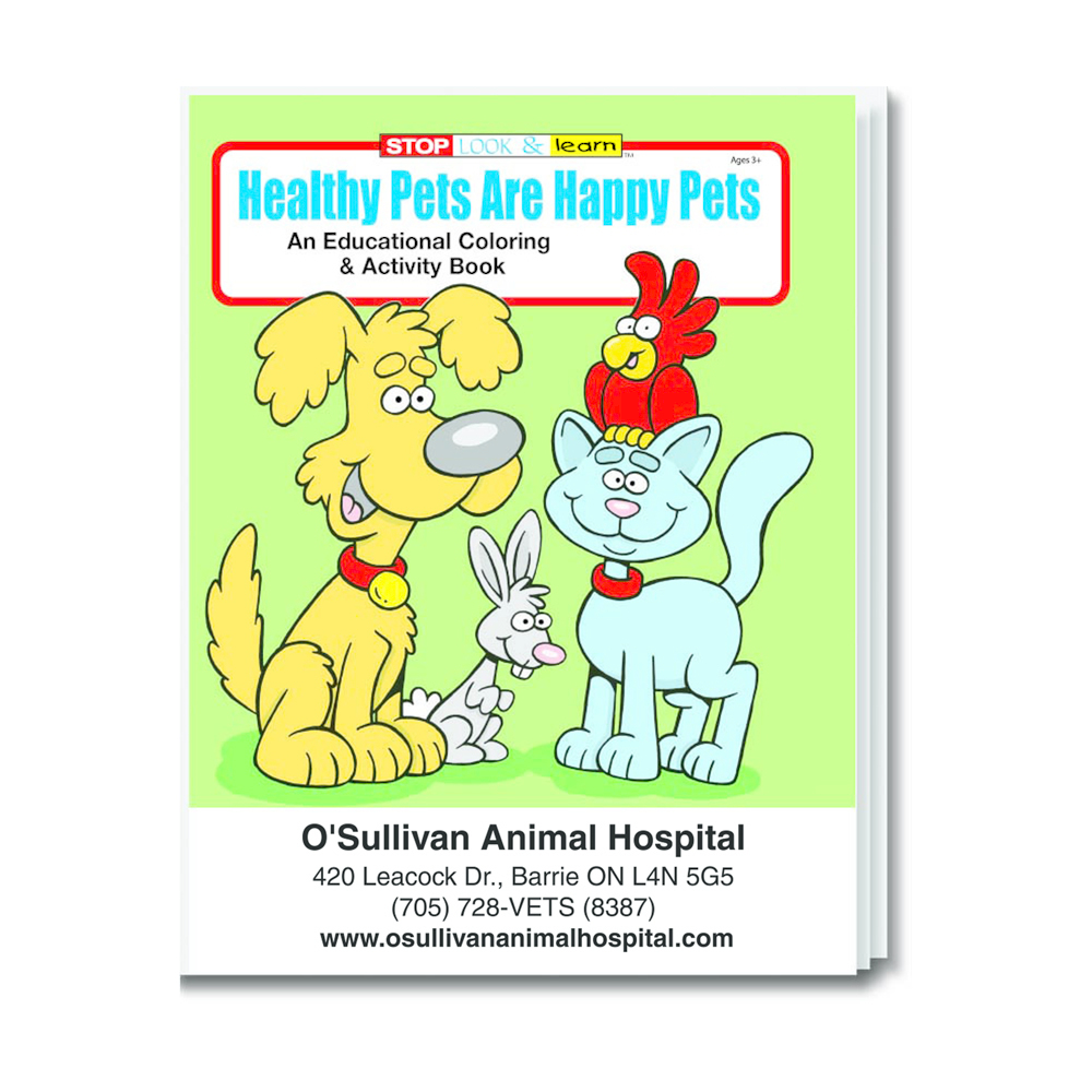 Healthy Pets are Happy Pets Coloring Book